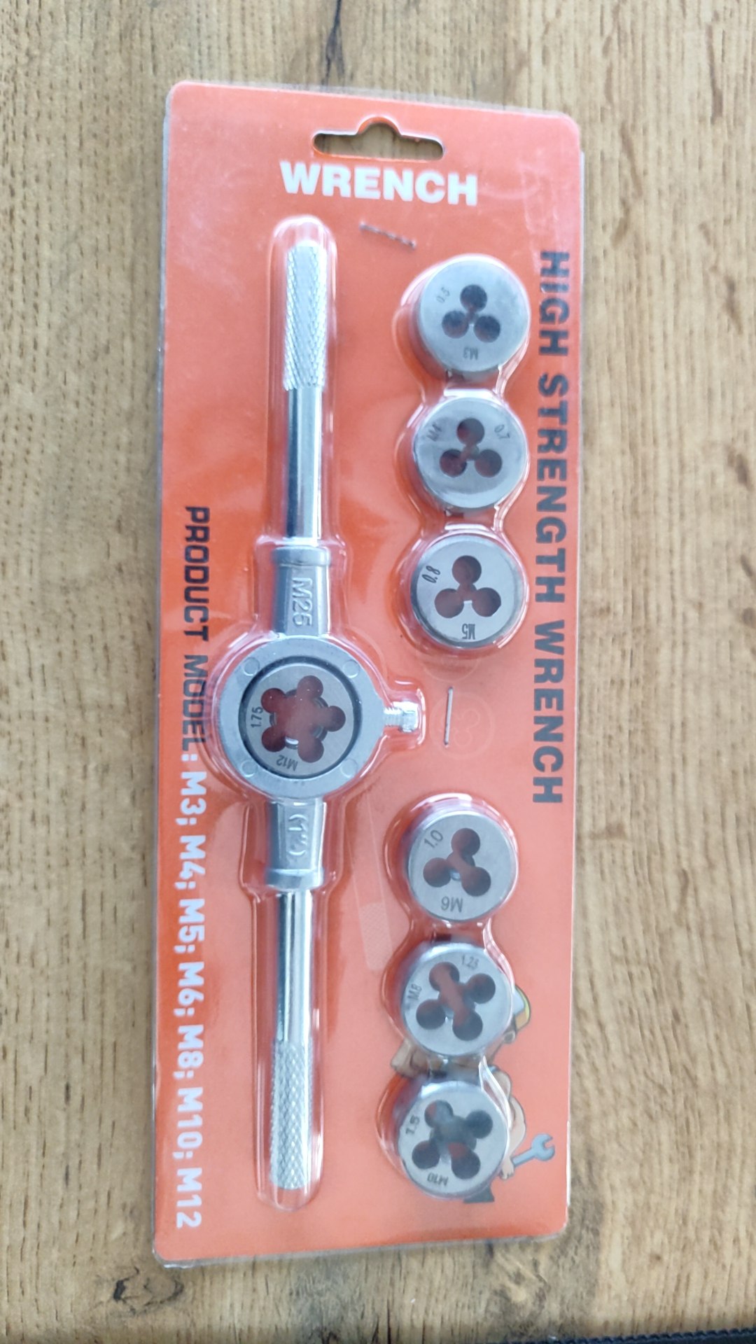 Плашка набор 8PCS/SET