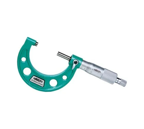 Микрометр INSIZE МК- 25 диап 0-25мм дел 0.01мм 3203-25A